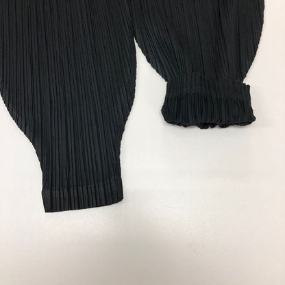 プリーツプリーズ パンツ イージーパンツ PP31-JF123 ポリエステル レディース ブラック サイズ3 PLEATS PLEASE 【AFB33】