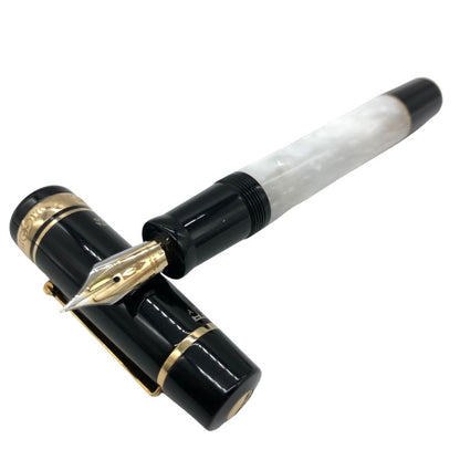 Very good condition ◆Delta Fountain Pen Dolce Vita Federico Nib 18Kt Black White DELTA DOLCE VITA [AFI3] 