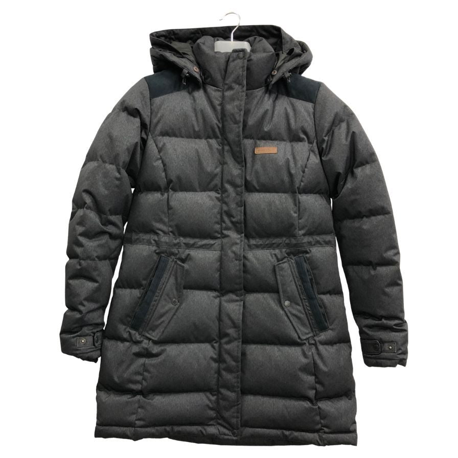 美品◆モンベル 韓国 MX3W-D16W-672 ダウンコート グレー レディース サイズ 95  mont-bell 【AFA5】