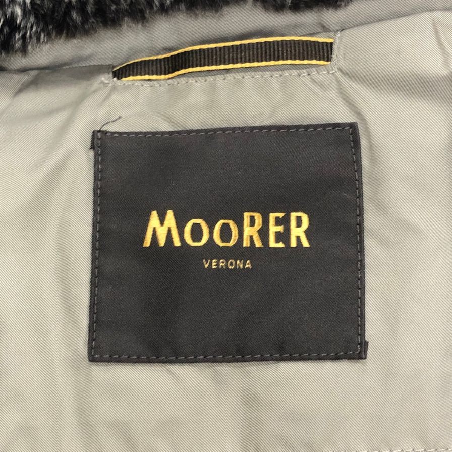 美品◆ムーレー ダウンジャケット モーリス KM イタリア製 メンズ グレー サイズ44 MOORER 【AFF21】