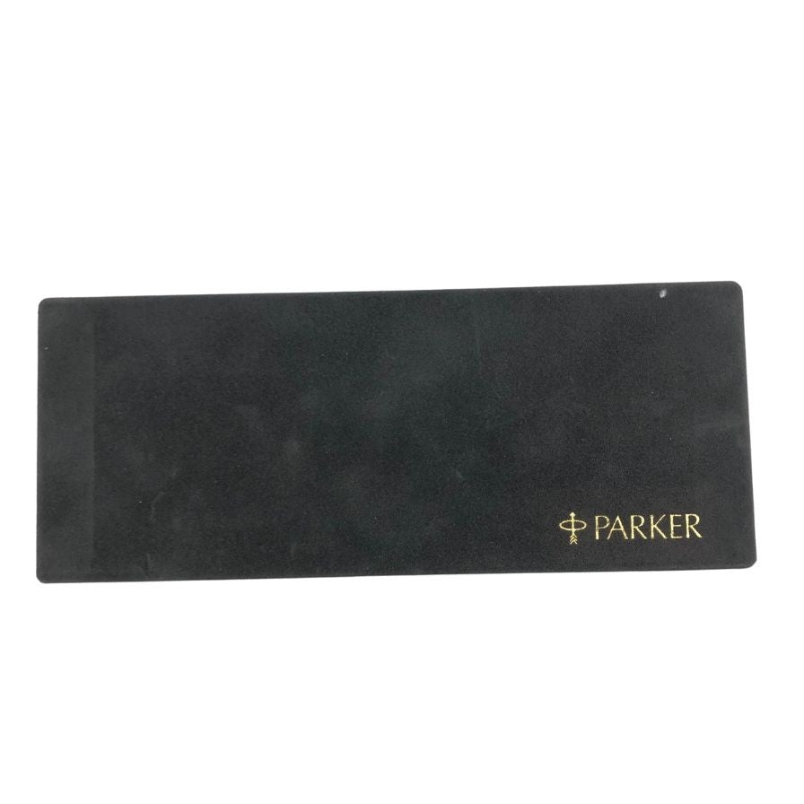 極美品◆パーカー ソネット 万年筆 ペン先18K 750 ブラック グレー マーブル PARKER SONNET【AFI4】