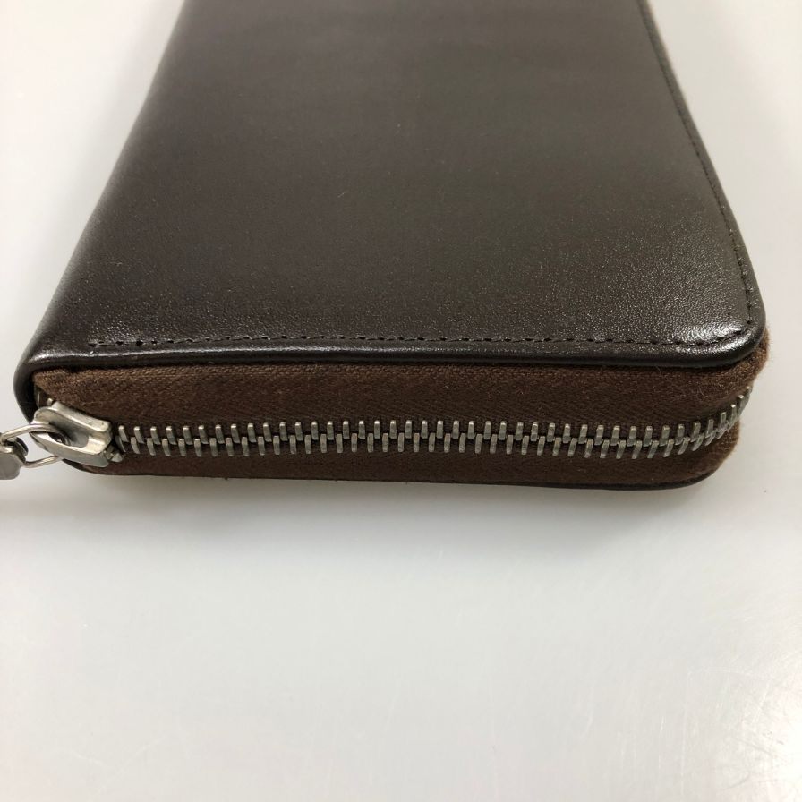 ホワイトハウスコックス ラウンドジップ ロングウォレット ホースハイド ダークブラウン 長財布 Whitehouse Cox【AFB55】