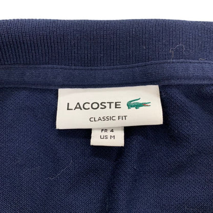 中古◆ラコステ ポロシャツ 長袖 オリジナルフィット コットン L1312DL ネイビー サイズM メンズ LACOSTE 【AFB20】