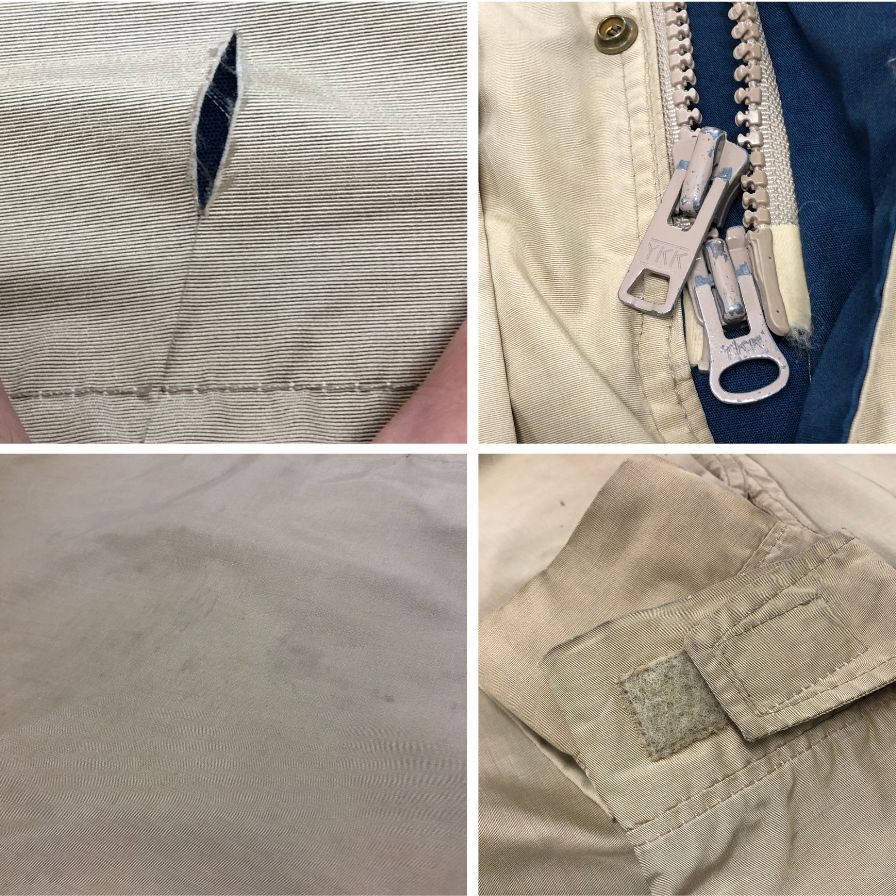 中古◆ウールリッチ マウンテンパーカー 70年代 白タグ ベージュ メンズ サイズM Woolrich 【AFB13】