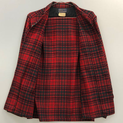 美品◆ペンドルトン 50S チェックシャツ USA製 レッド メンズ サイズS PENDLETON 【AFB41】