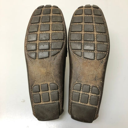 ルイヴィトン モンテカルロ ドライビングシューズ ダークブラウン メンズ サイズ6 LOUIS VUITTON 約25.0cm【AFC44-2】