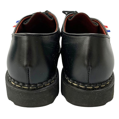 パラブーツ レザーシューズ ミカエル チロリアン トリコロールタグ サイズ39.5 メンズ ブラック PARABOOT MICHAEL ビジネスシューズ 約24.5cm【LA】【中古】