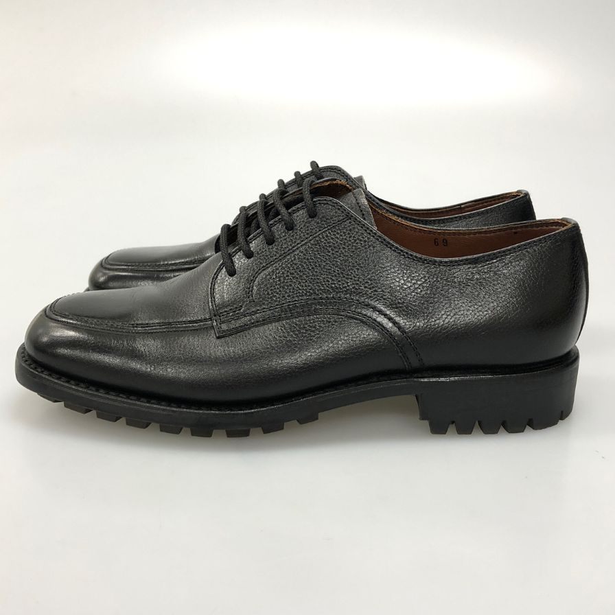 スコッチグレイン レザーシューズ モカシン 本革 ブラック メンズ サイズ25 SCOTCH GRAIN 約25.0cm【AFD14】