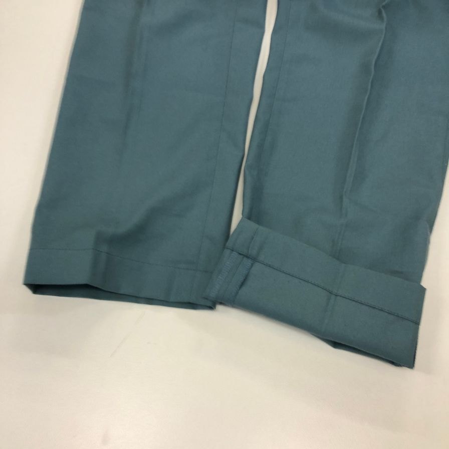 ピーティーゼロウーノ スラックス worn out elegance ブルー系 裏生地花柄 メンズ サイズ50 PT01 【AFB18】