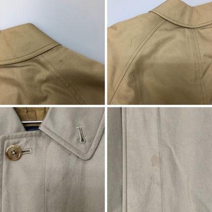 中古◆バーバリー バルカラーコート 旧タグ イングランド製 ベージュ メンズ 表記サイズ160 Burberry 【AFA18】