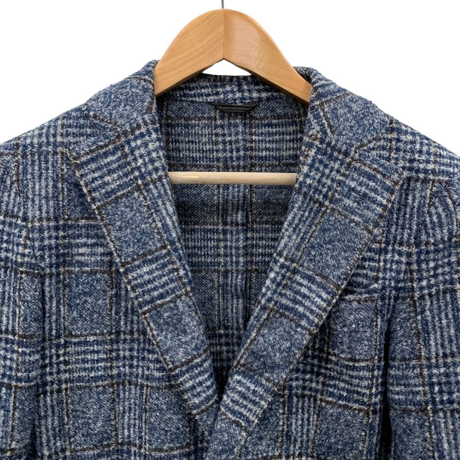 中古◆エルビーエム 1911 メンズ 2B ダンディジャケット リミテッド エディション アクリル＆ウール混 サイズ48 ブルー系 L.B.M. 1911 【AFB4】