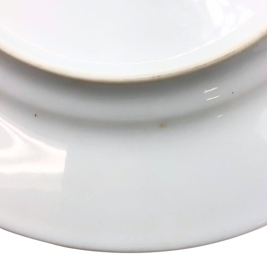 アビランド リモージュ アンペラトリス ユジェニー プレート 皿 4枚セット スミレ柄  ホワイト系19cm Haviland LIMOGES【AFB55】【中古】