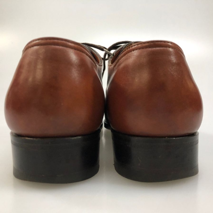 ジョンロブ レザーシューズ フィリップ2 パンチドキャップトゥ カーフ 7000ラスト ブラウン メンズ サイズUK6E JOHN LOBB Philip II ビジネスシューズ 約25.0cm【LA】【中古】