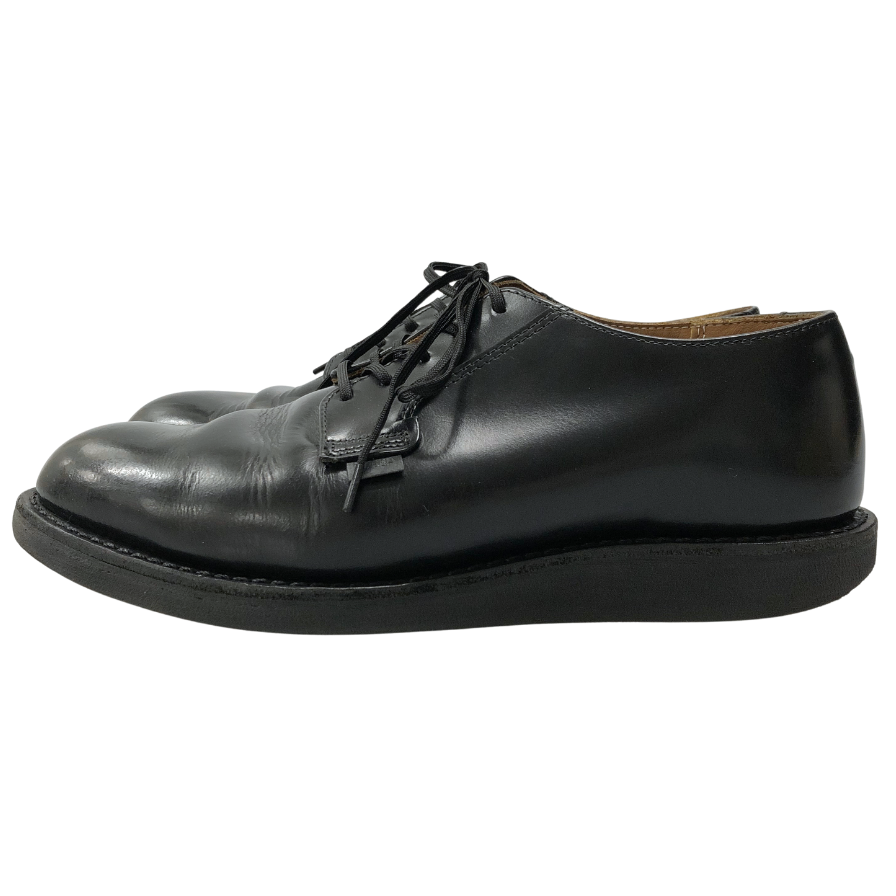 レッドウイング レザーシューズ ポストマン オックスフォード 101 メンズ サイズ7.5D ブラック REDWING 約25.5cm【AFC7】