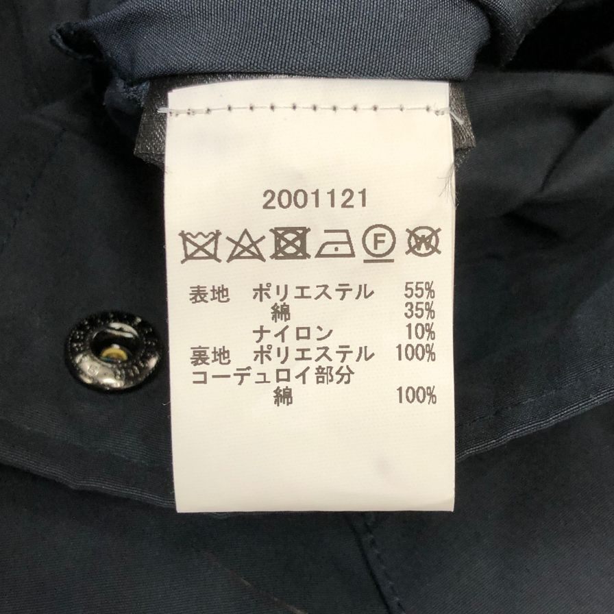 バブアー ジャケット ビデイル ピーチド ノンオイルド カバーオール 2001121 ネイビー メンズ サイズ38 Barbour BEDALE SL PEACHED【LA】