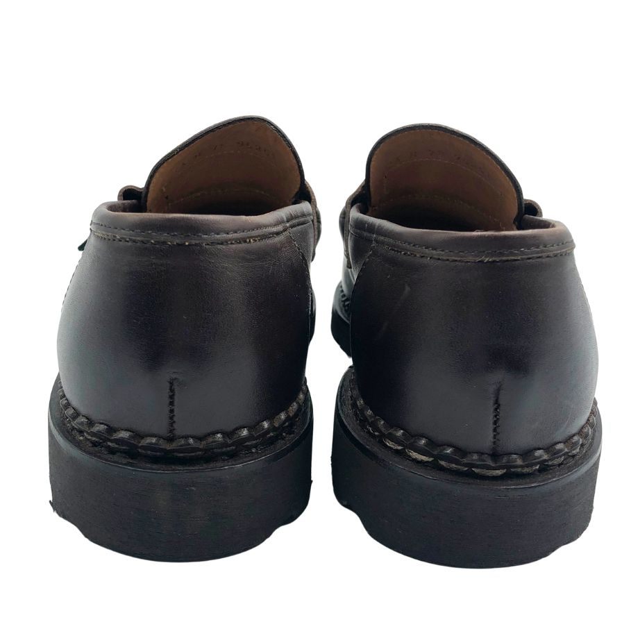 パラブーツ コインローファー ランス メンズ サイズ7.5 ブラウン Paraboot REIMS ローファー 約26.0cm【LA】【中古】