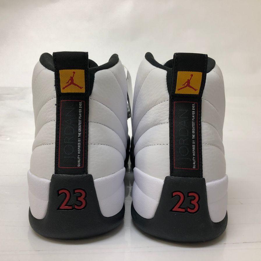 ナイキ スニーカー エアジョーダン 12 レトロ ホワイト／ブラック CT8013-117 メンズ サイズ28cm NIKE AIR JORDAN 12 RETRO 約28.0cm【YB5】