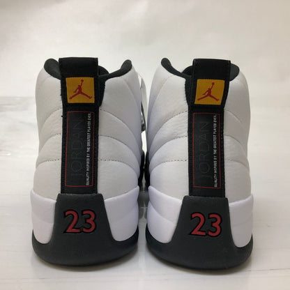 ナイキ スニーカー エアジョーダン 12 レトロ ホワイト／ブラック CT8013-117 メンズ サイズ28cm NIKE AIR JORDAN 12 RETRO 約28.0cm【YB5】