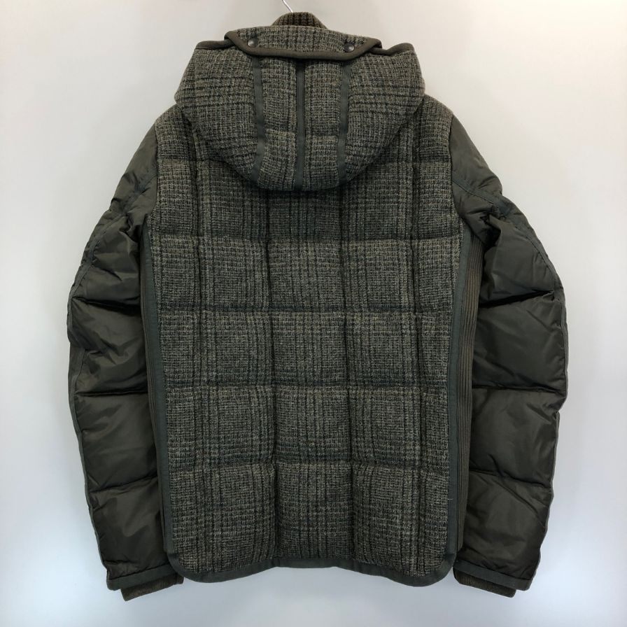 美品◆モンクレール ダウンジャケット モブージュ カモフラ メンズ カーキ サイズ0 MONCLER MAUBEUGE 【AFA5】
