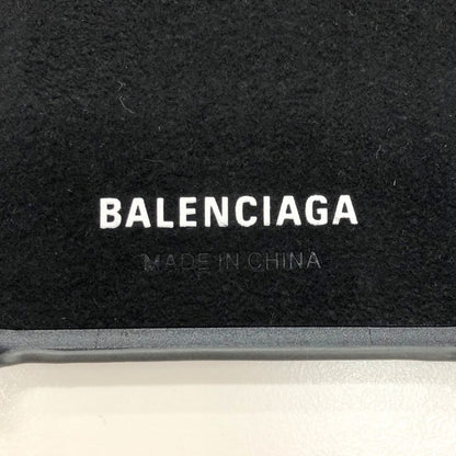 バレンシアガ スマホケース グレー iPhone11用 ユニセックス BALENCIAGA【AFI18-2】【中古】