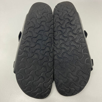ビルケンシュトック サンダル ブラック レザー サイズ39 メンズ birkenstock 約25.0cm【PTM】