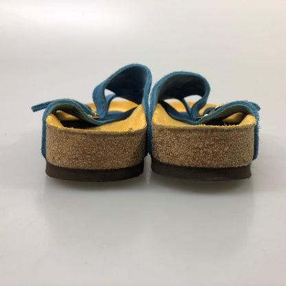 ビルケンシュトック チューリッヒ スエードサンダル サイズ ブルー メンズ サイズ39  BIRKENSTOCK 約25.0cm【AFC2】