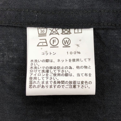 中古◆ゴールド バットダイ シャンブレー ベタシャン オープン シャツ ブラック サイズM GOLD VAT DYE CHAMBRAY OPEN SHIRT 【AFB25】