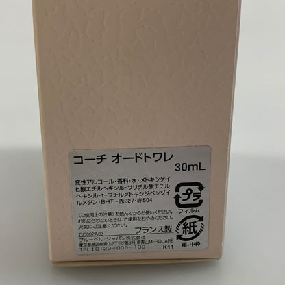 コーチ オード トワレ 30ml  COACH【AFI13】【中古】