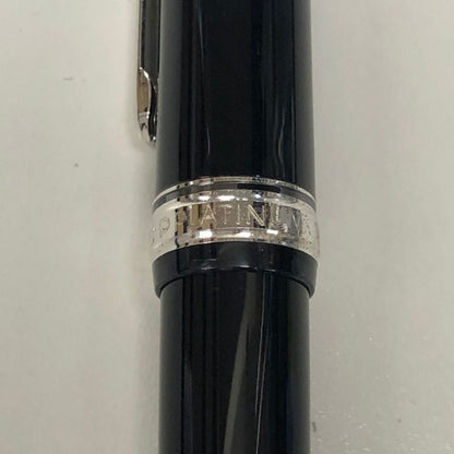 プラチナ 万年筆 3776 センチュリー ペン先14K 585 ブラック シルバー PLATINUM CENTURY【AFI11】