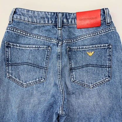 エンポリオアルマーニ ストレートデニム レディース サイズ24 EMPORIO ARMANI 【AFB41】