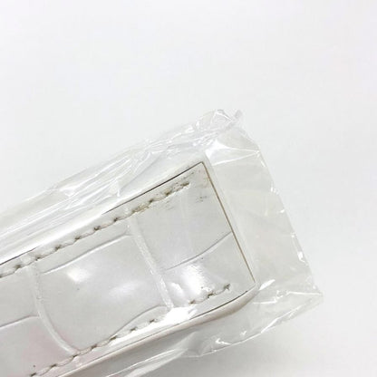 フランクミュラー ヴァンガード V45用 クロコ ラバーバンド メンズ ホワイト FRANCK MULLER【AFI14】