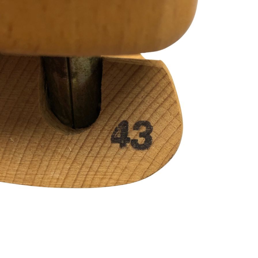 ラ コルドヌリ アングレーズ シューツリー 木製 レザーフラップ付 メンズ サイズ43 LA CORDONNERIE ANGLAISE 約27.0cm【AFC43】