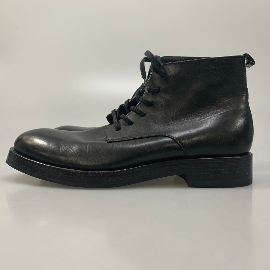 カルバンクライン レザーブーツ プレーントゥ ブラック メンズ サイズUS11 Calvin Klein 約29.0cm【AFC46】