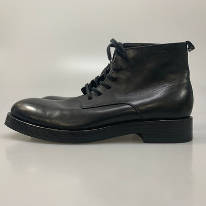 カルバンクライン レザーブーツ プレーントゥ ブラック メンズ サイズUS11 Calvin Klein 約29.0cm【AFC46】
