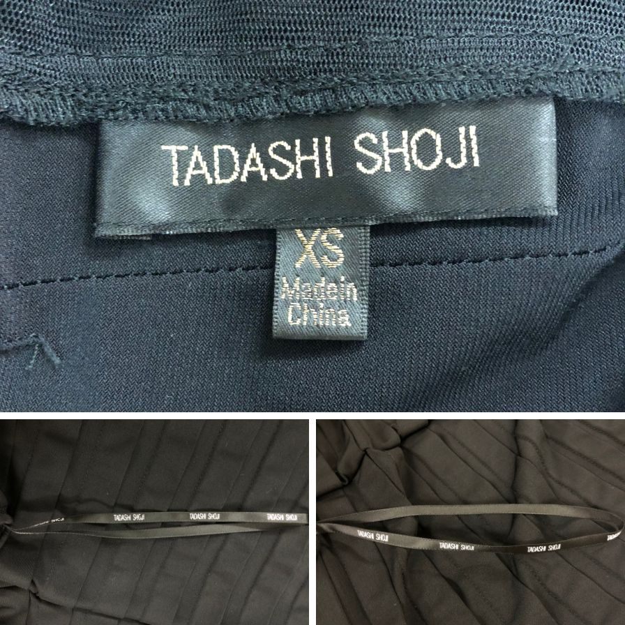 美品◆タダシ ジョージ タイトワンピース OM90240M ノースリーブ ポリエステル サイズXS ブラック レディース TADASHI SHOJI 【AFB17】