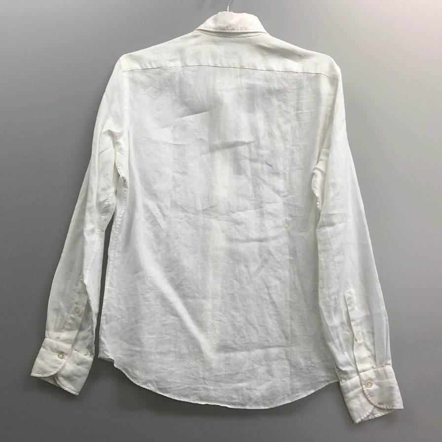 美品◆ジャンネット Yシャツ メンズ ホワイト サイズ M GIANNETTO 【AFB37】
