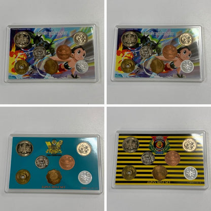 【4セット】造幣局 2003 パシフィック＆セントラルリーグ優勝記念 貨幣セット＆鉄腕アトム誕生記念貨幣セット【AFB53】【中古】