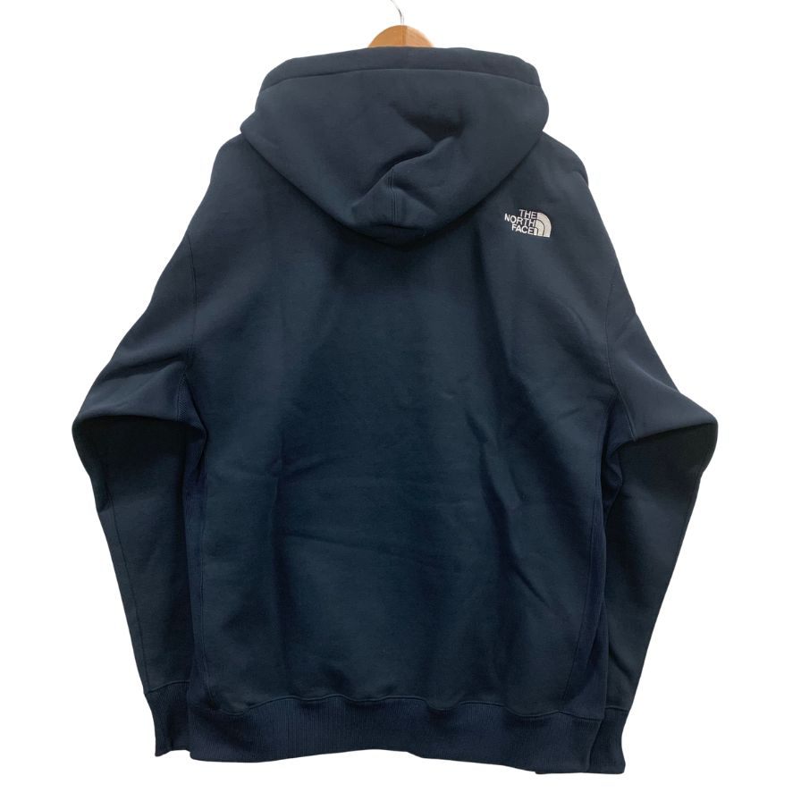 新品同様◆ザ ノースフェイス ジップアップパーカー SQUARE LOGO FULLZIP NT62349 アーバンネイビー サイズXXL THE NORTH FACE 【AFA24】