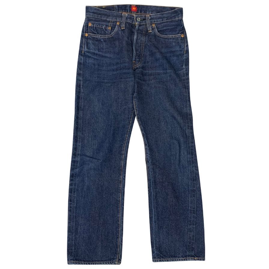 リゾルト ストレートデニムパンツ 710 ブルー W29L29 メンズ ボタンフライ 赤耳 RESOLUTE 【AFB30】
