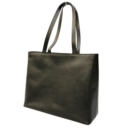 ハッシュタグ トートバッグ グレインレザー ブラック HushTug【AFE4】