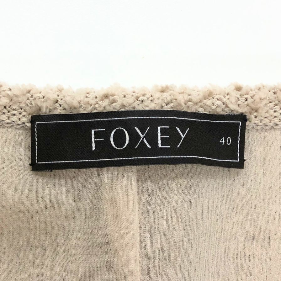 極美品◆フォクシー ツイードジャケット レディース ピンク系 サイズ40 27658 FOXEY 【AFB19】