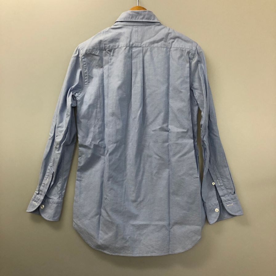 美品◆ビームス エフ ボタンダウンシャツ サックスブルー メンズ サイズ15 BEAMS F 【AFB38】
