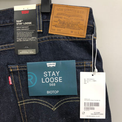 ビオトープ×リーバイス デニム 568 インディゴ メンズ W38 L30 BIOTOP×LEVI'S 【AFB33】