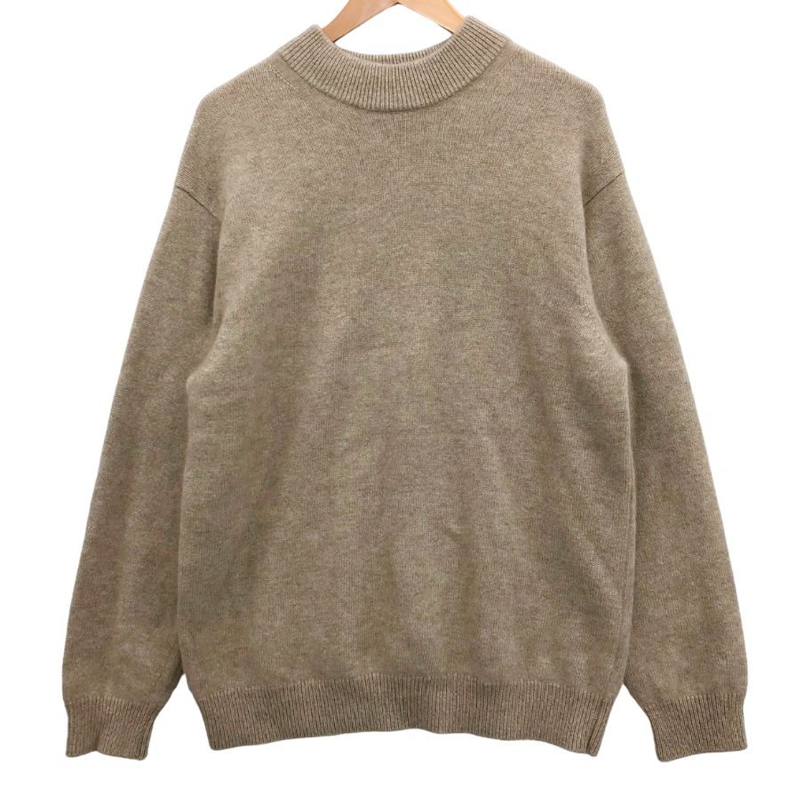 美品◆ユナイテッド アローズ カシミア100% トップス セーター メンズ サイズL ブラウン UNITED ARROWS 【AFB1】