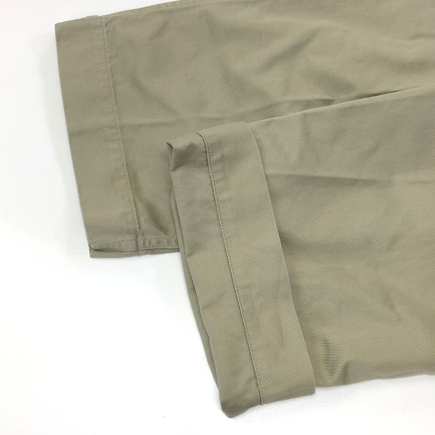 シオタ スビンコットン ウエポンチノパンツ ボタンフライ PTLM-102M メンズ サイズ6 ベージュ CIOTA 【AFB34】
