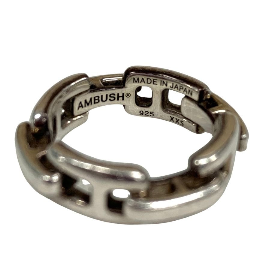アンブッシュ 指輪 チェーン リング シルバー 925 ユニセックス サイズXXS 9号【AFI9】
