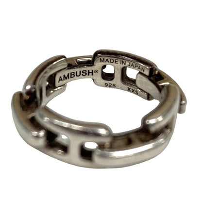 アンブッシュ 指輪 チェーン リング シルバー 925 ユニセックス サイズXXS 9号【AFI9】