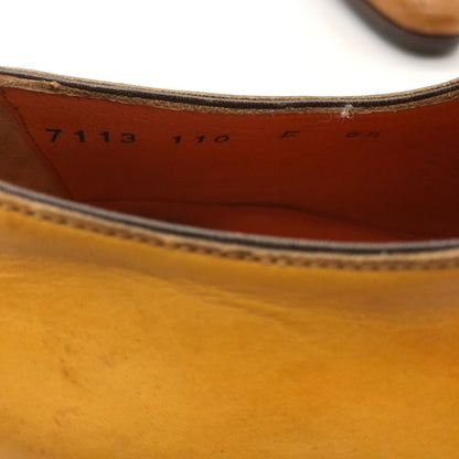 サントーニ  レザーシューズ 7113 110  ライトブラウン メンズ  サイズ6.5 SANTONI 約25.5cm【AFC47】