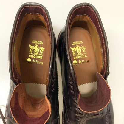 オールデン D9917H ブローグ別注 ハイランドタンカーブーツ コードバン ダークバーガンディ サイズ10D ALDEN BROGUE ブーツ 約28.0cm【LA】【中古】
