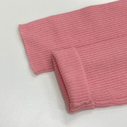 極美品◆ダイアン フォン ファステンバーグ ラウンドネック セーター トップス 袖リブ仕様 カシミア100% レディース サイズL ピンク DIANE VON FURSTENBERG 【AFB27】